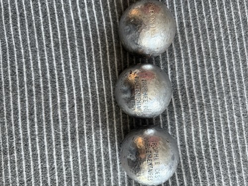 Boules pétanque triplette - de,
