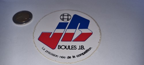 Autocollant boules petanques - boules,